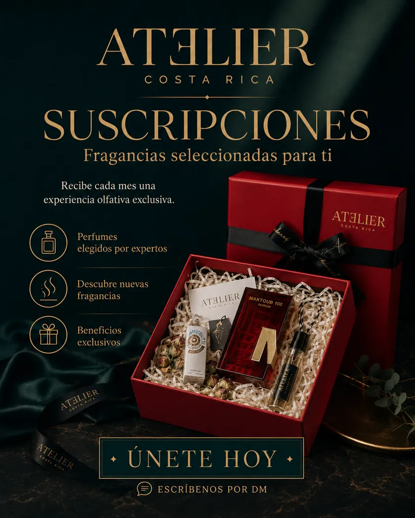 Caja de membresía Atelier con perfume